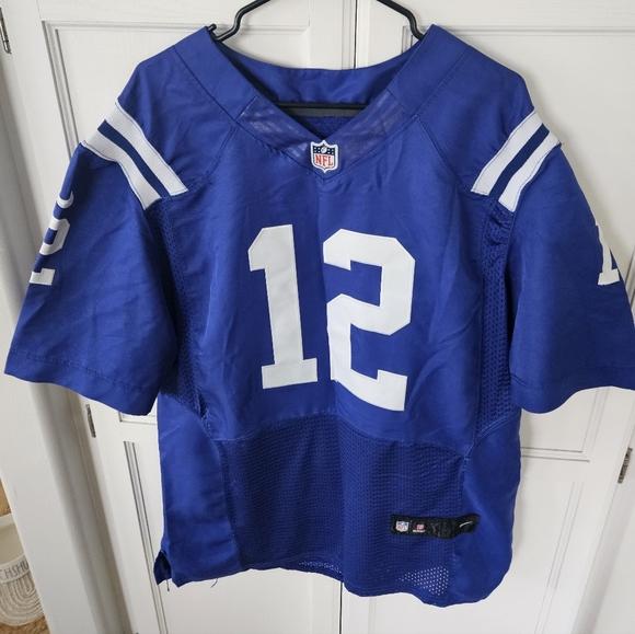 NFL Nike Men’s 48 Andrew Luck Blue #12Colts Jersey